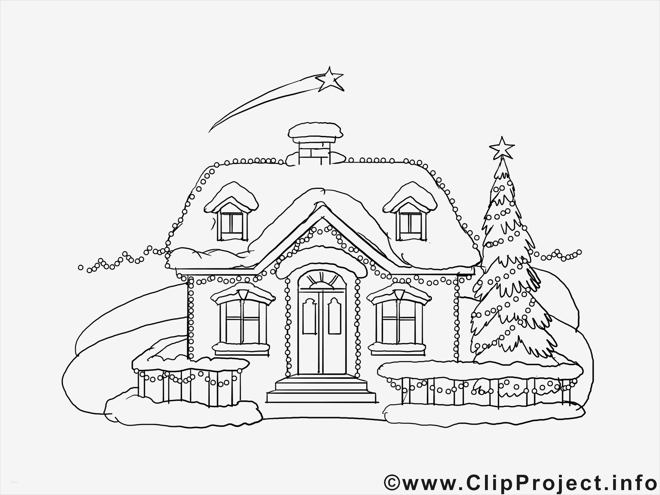 Mal Bilder Vorlagen Wunderbar Mal Vorlage Haus Im Winter