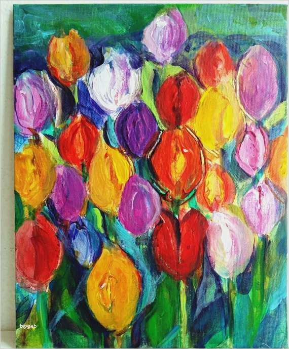 Malen Mit Acryl Vorlagen Luxus Malen Mit Acryl Vorlagen Fabelhaft Tulpe Blumen Malerei