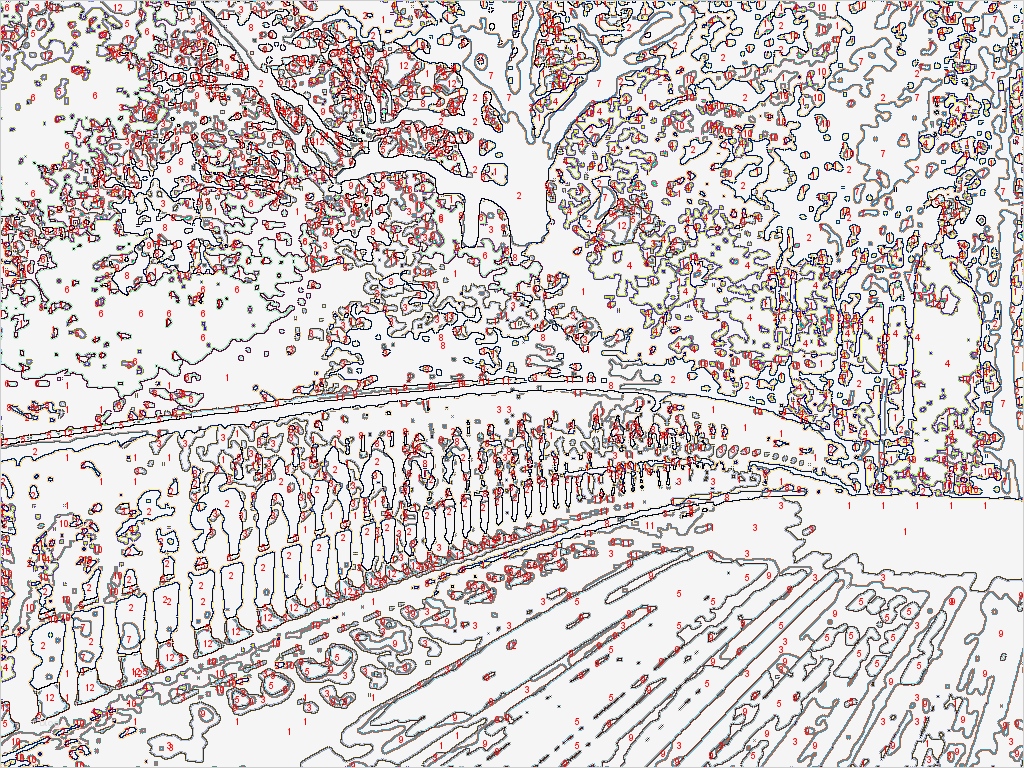Malen Nach Zahlen Kostenlose Vorlagen Cool Contours 1024×768