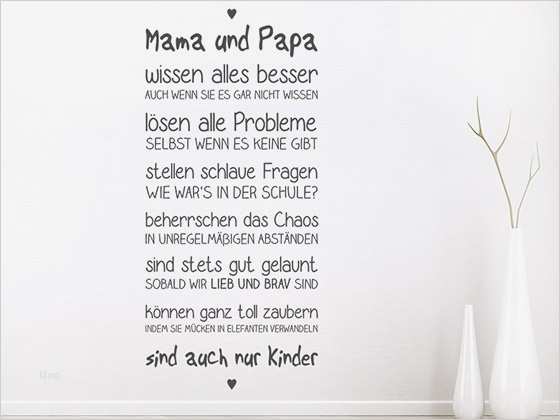 Mama Und Papa Tattoo Vorlagen Genial Wandtattoo Mama Und Papa Spruchband