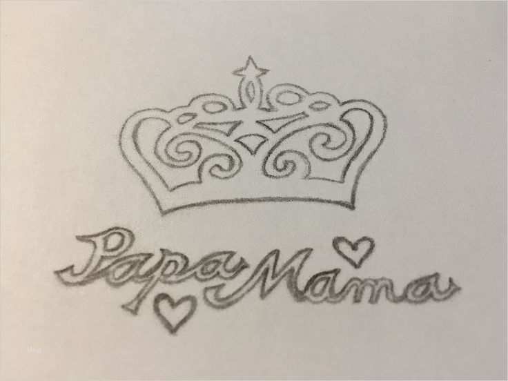 Mama Und Papa Tattoo Vorlagen Wunderbar Zeichnung Krone Vorlage Tattoo Skizze andreas