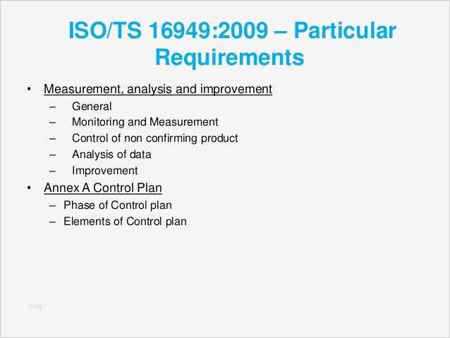 Management Review Ts 16949 Vorlage Bewundernswert is0 Ts An Automotive Sector Quality Standard