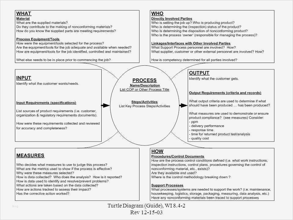 Management Review Ts 16949 Vorlage Einzigartig Turtle Diagram Management Review Wiring Library