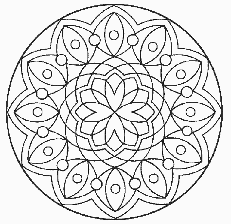54 Genial Mandala Vorlagen Zum Ausdrucken Foto 2 Mandala EDISON Bildungsserver Rheinland Pfalz