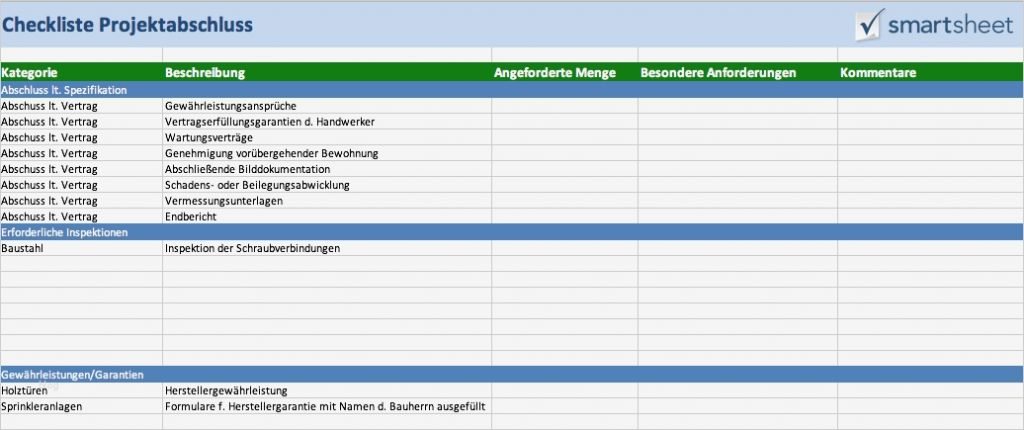 Mängelliste Vorlage Excel Hübsch Kostenlose Excel Vorlagen Für Bauprojektmanagement