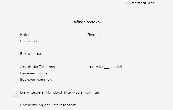 Mängelprotokoll Vorlage Kostenlos Süß Hier Zum Download Mängelprotokoll Anwesende Reiseleitung