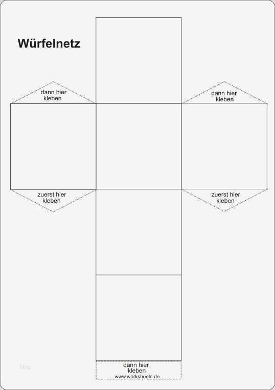 Manuelle therapie Befund Vorlage Süß Würfel Und Quader Basteln Çocuklar Için