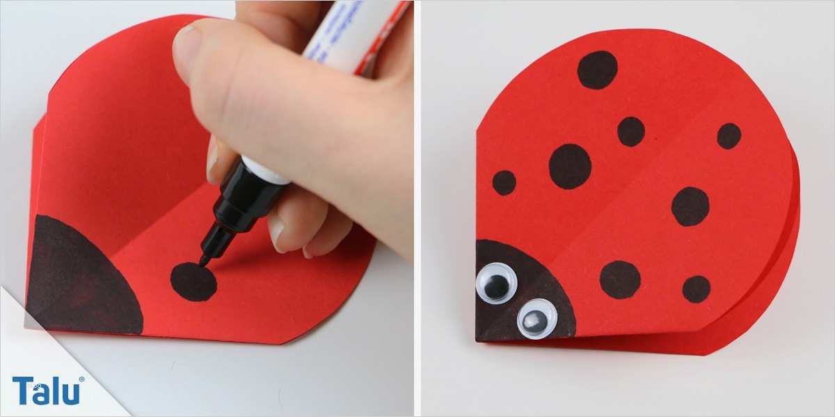 Marienkäfer Vorlage Wunderbar Marienkäfer Basteln Mit Kindern Anleitung Mit Vorlage