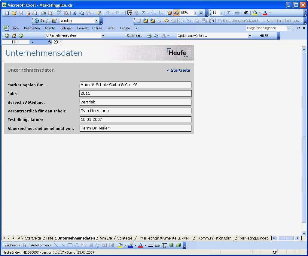 Marketingplan Vorlage Excel Fabelhaft Marketingplan In Excel