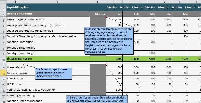 Marketingplan Vorlage Excel Kostenlos Erstaunlich Liquiditätsplanung