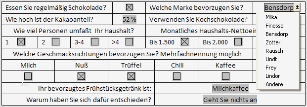 Marktanalyse Erstellen Vorlage Erstaunlich formulare Erstellen formular Mit Auswahlmöglichkeiten