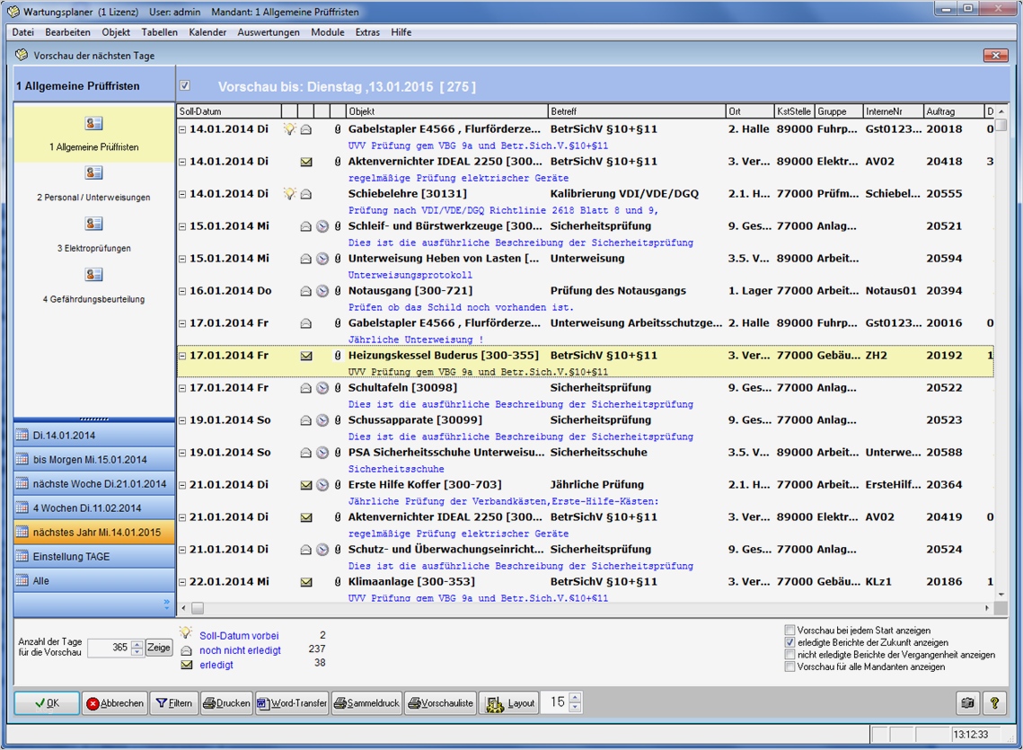 Wartungsplaner 2014 Download