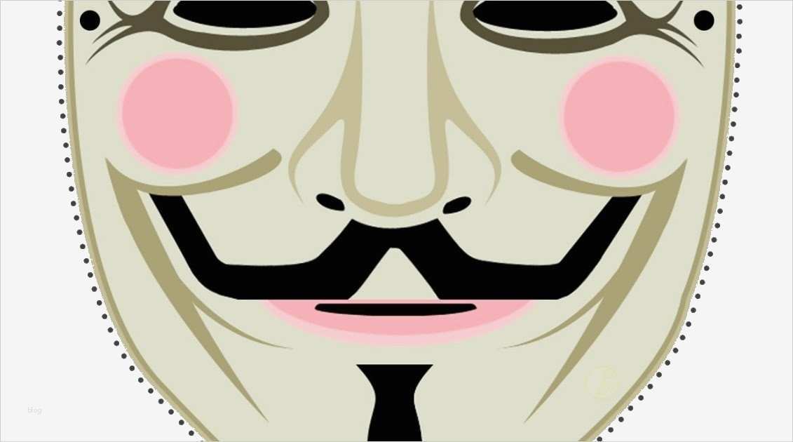Masken Vorlagen Zum Ausdrucken Kostenlos Einzigartig Duki Dao De Guy Fawkes Maske Zum Selbermachen