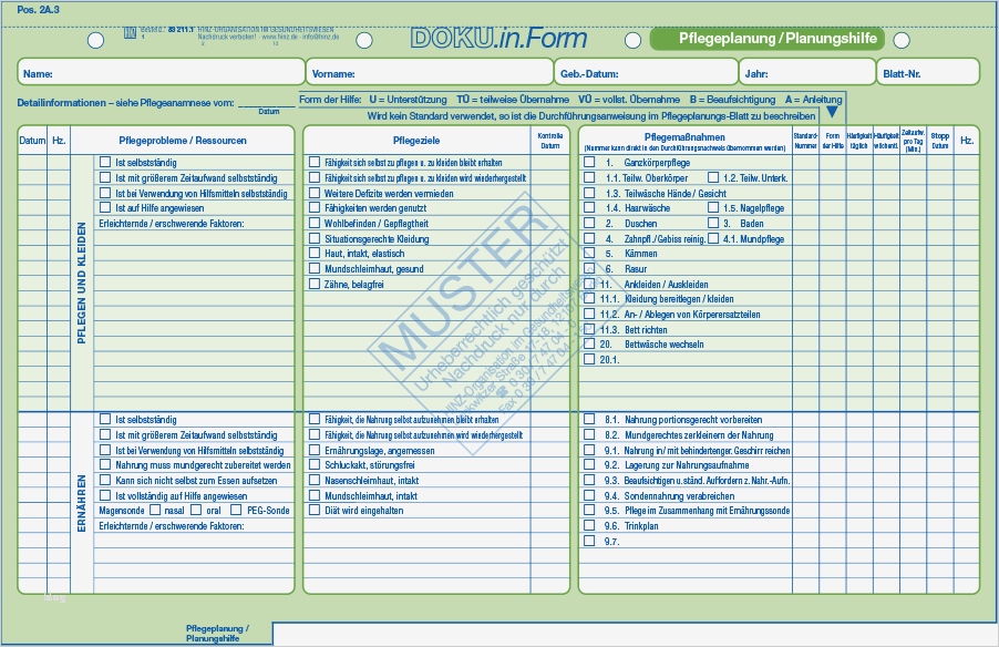 Maßnahmenplan Vorlage Pflege Wunderbar Heim Hinz