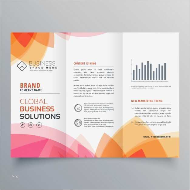 Massage Flyer Vorlagen Angenehm Modern Brochure with Warm Colors Vector