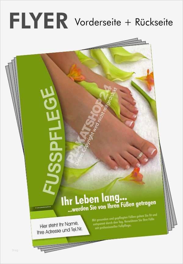 Massage Flyer Vorlagen Einzigartig Individuelle Fußpflegeflyer Günstig Online Bestellen