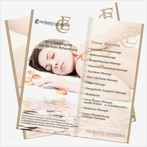 71 Wunderbar Massage Flyer Vorlagen Modelle 2 Kosmetik Flyer Design Kosmetik Handzettel Erstellen inkl