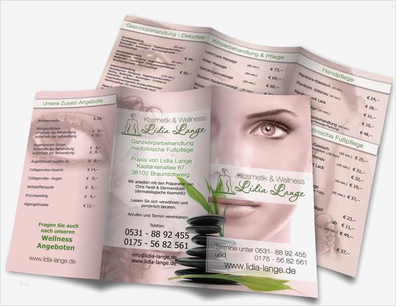 Massage Flyer Vorlagen Erstaunlich Kosmetik Flyer Design Kosmetik Handzettel Erstellen Inkl