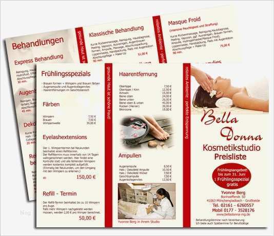 Massage Flyer Vorlagen Gut Kosmetik Flyer Design Kosmetik Handzettel Erstellen Inkl