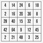 Mathe Bingo Vorlage Cool Mathe Bingo Beispiel Mathemakustik