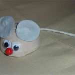 Maus Basteln Vorlage Süß Basteln Bomkamps Bastelblog