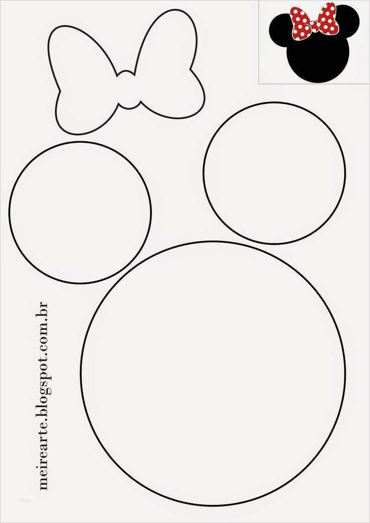 Maus Basteln Vorlage Süß Die Besten 25 Minnie Mouse Ideen Auf Pinterest