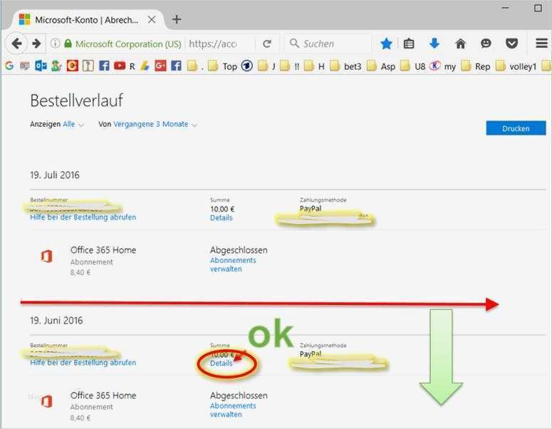 Maxdome Email Kündigung Vorlage Wunderbar Rechnungen Von Microsoft Line Drucken Fice 365
