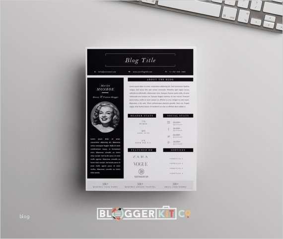 Media Kit Vorlage Elegant Einseitige Media Kit Vorlage Presse Kit Vorlage Electronic