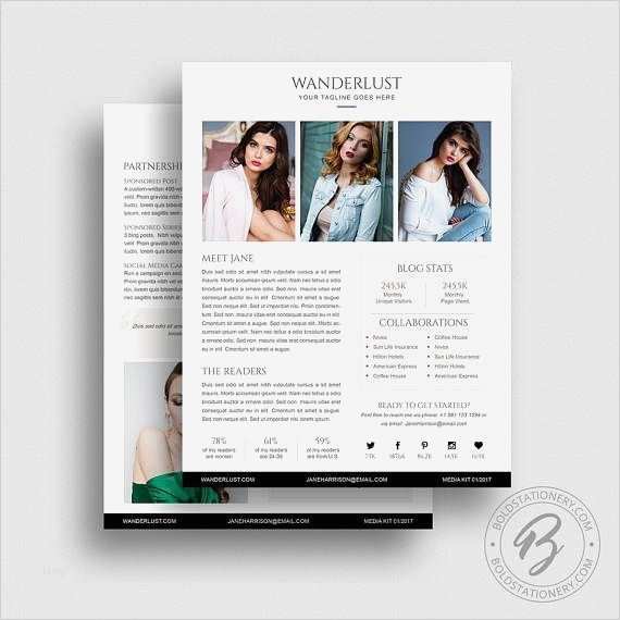 Media Kit Vorlage Erstaunlich Charmant Media Kit Vorlage Fotos Vorlagen Ideen