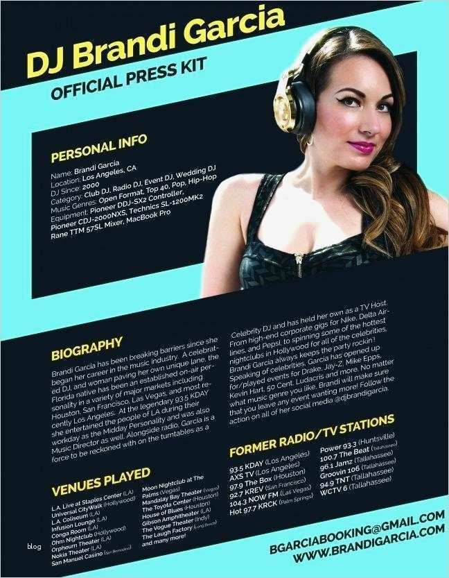 Media Kit Vorlage Schön Schön Press Kit Vorlage Zeitgenössisch Vorlagen Ideen