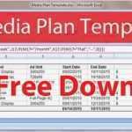 Mediaplan Vorlage Best Of Free Media Plan Template