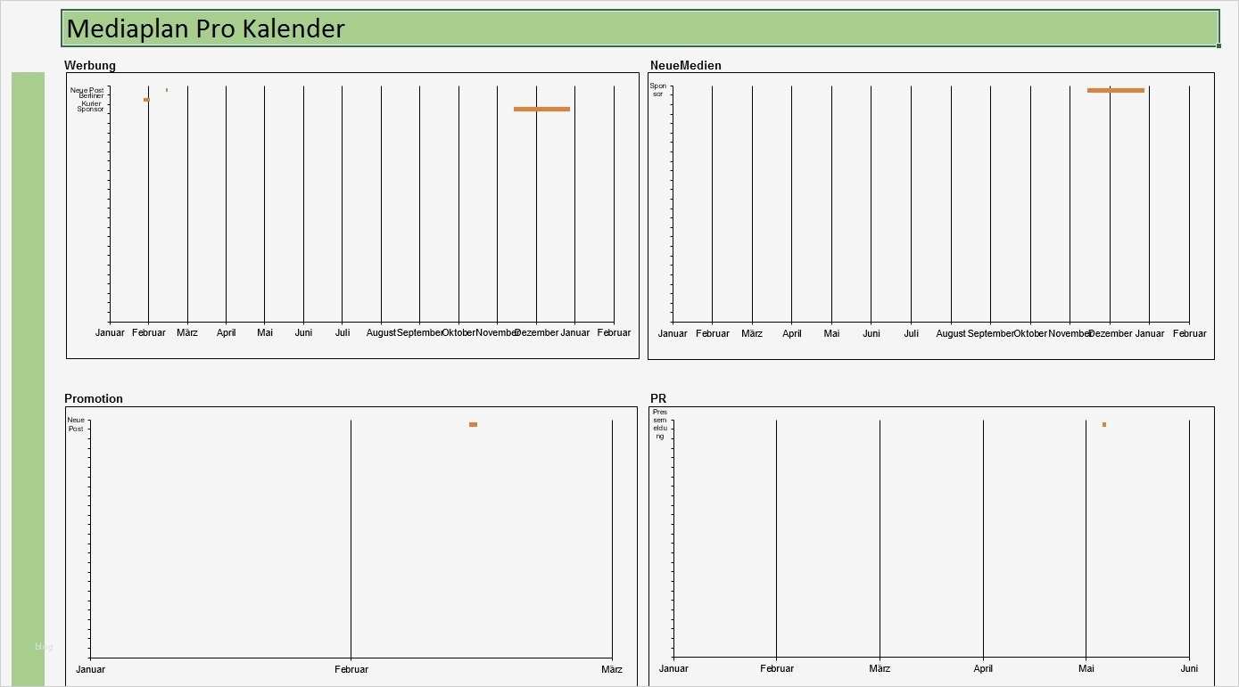 Mediaplan Vorlage Gut Genial Einfache Mediaplan Pro Unter Excel Me Nplanung
