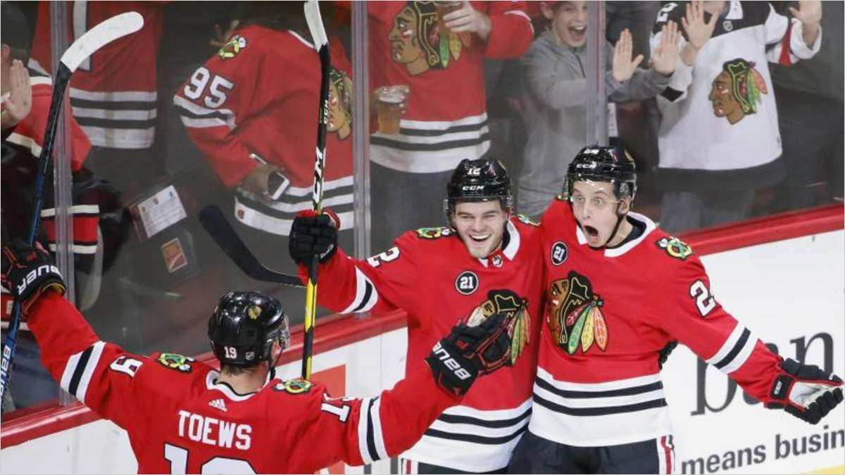 Mediaplanung Vorlage Beste Kahun Vorlage Bei Chicago Sieg Blackhawks Mit Nhl Rekord