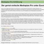 Mediaplanung Vorlage Inspiration Genial Einfache Mediaplan Pro Unter Excel Me Nplanung