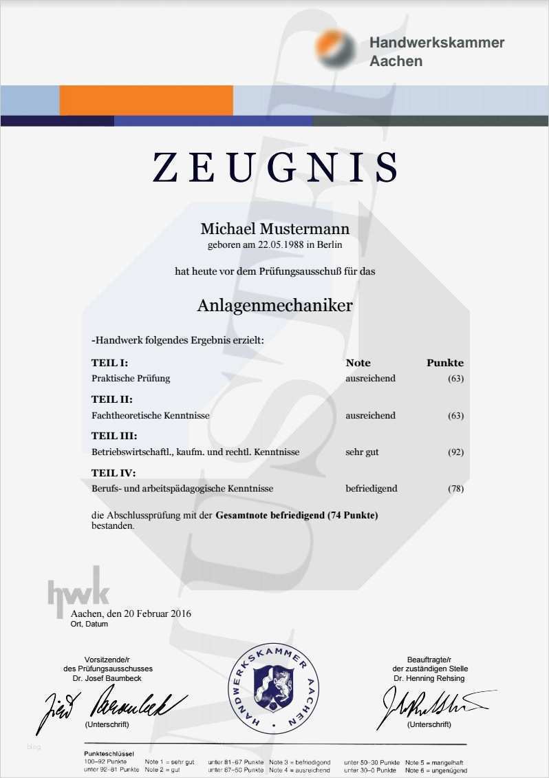 Meisterbrief Vorlage Download Einzigartig Hwk Zeugnisse Kaufen 14 80 € Urkunden Zeugnis Online