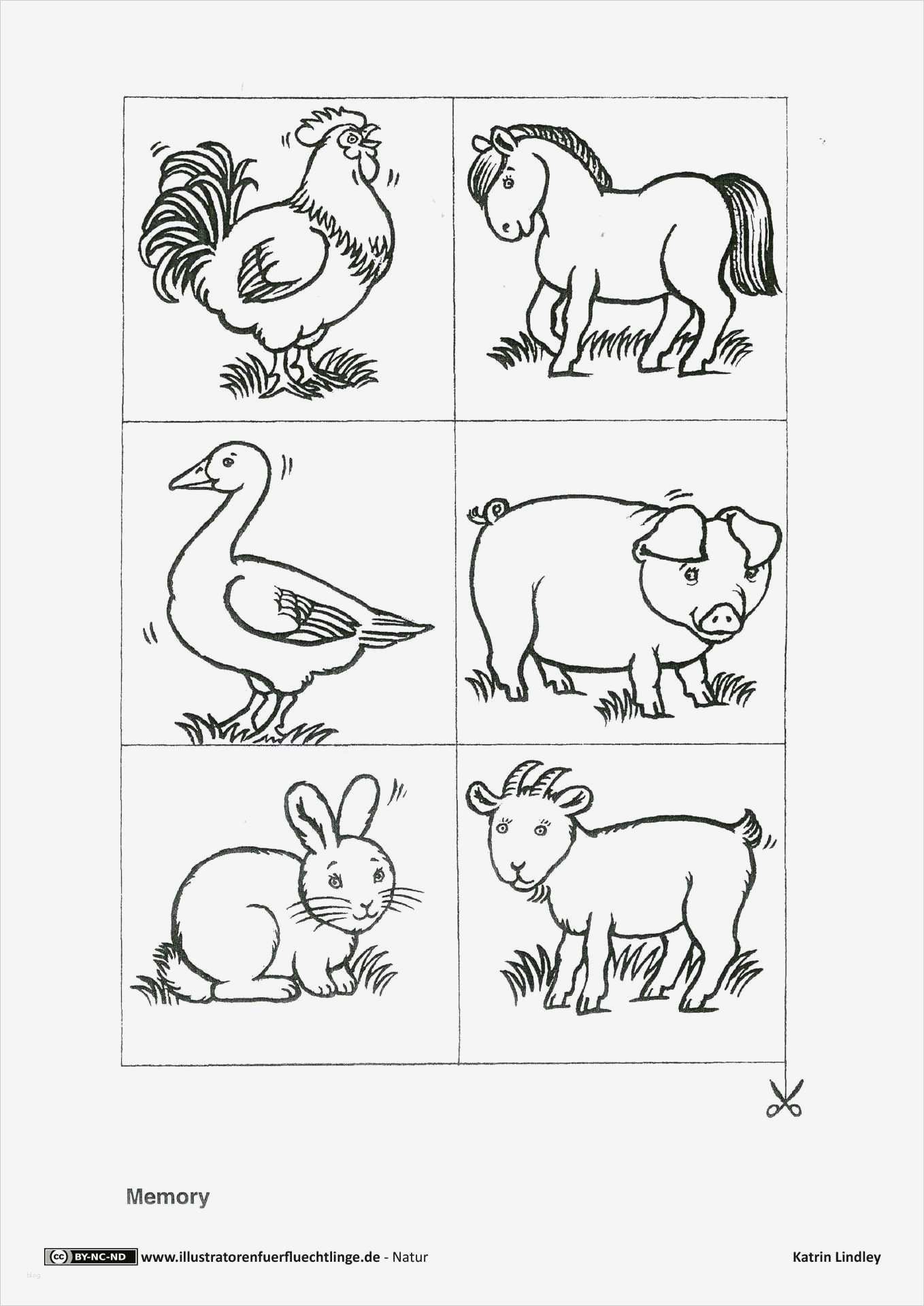 Memory Vorlagen Zum Ausdrucken Best Of Download Als Pdf 2 Seiten Natur – Bauernhof Tiere