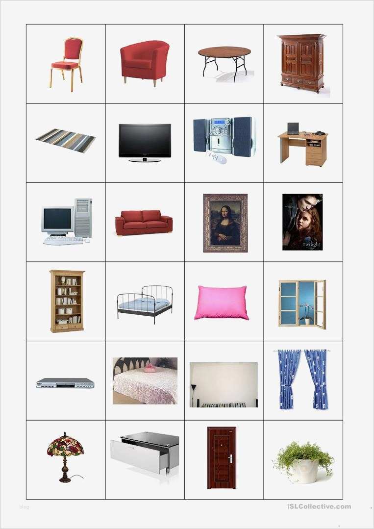 Memory Vorlagen Zum Ausdrucken Cool Möbelmemory Arbeitsblatt Kostenlose Daf Arbeitsblätter