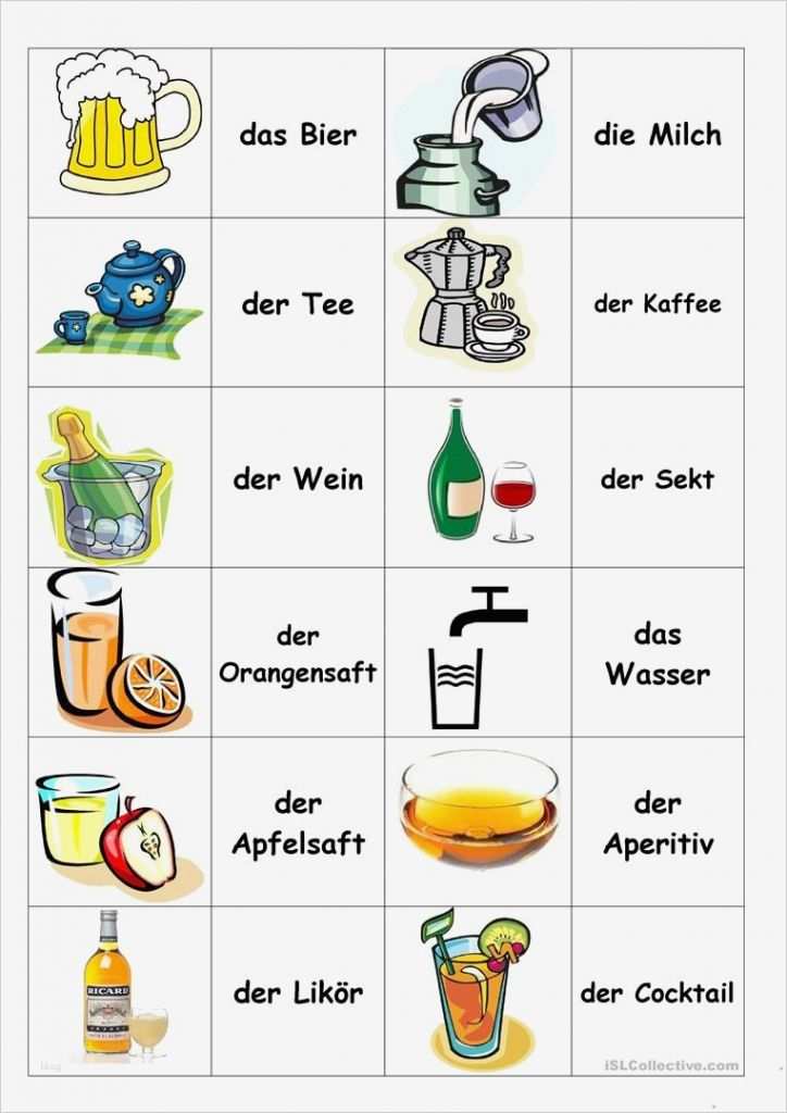 Memory Vorlagen Zum Ausdrucken Erstaunlich Getränke Memory Arbeitsblatt