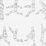 Menschen Zeichnen Vorlagen Süß Skizze Dummy Farben Schwarz Und Weiß