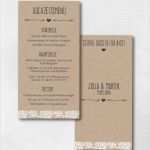 Menükarte Hochzeit Vorlage Neu Hochzeit Menükarte Hochzeit Vintage Hochzeit ♥♥♥ Ein