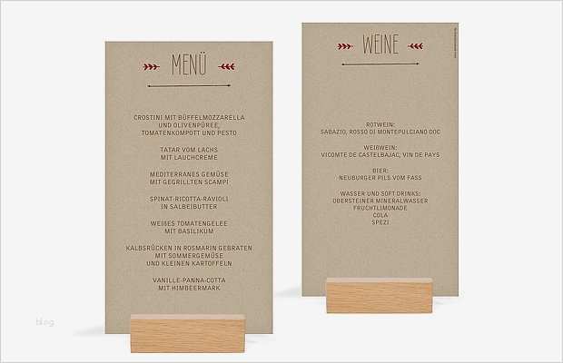 46 Schön Menükarte Vorlage Bilder 2 Menükarten zur Hochzeit Professionell und individuell