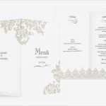 Menükarte Vorlage Elegant Menükarte Hochzeit "prachtvoll"