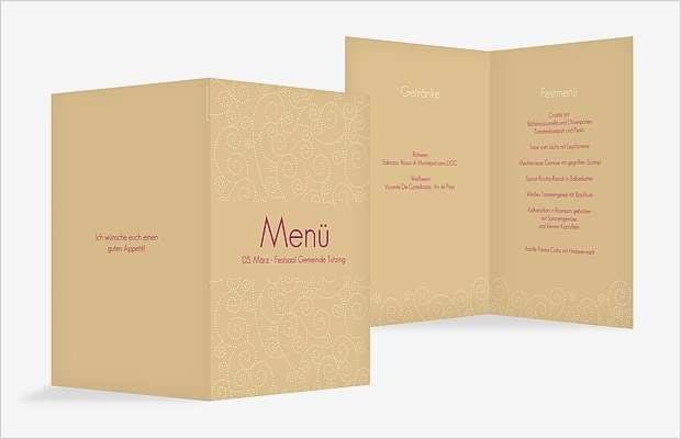 Menükarte Vorlage Erstaunlich Menükarten Zum Geburtstag – Stilvolle Karten In 1–2 Tagen