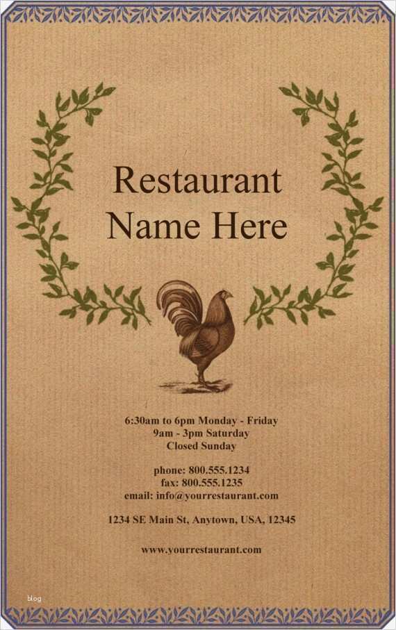 Menükarte Vorlage Word Best Of Speisekarten Vorlagen Zum Gestalten Saxoprint Blog