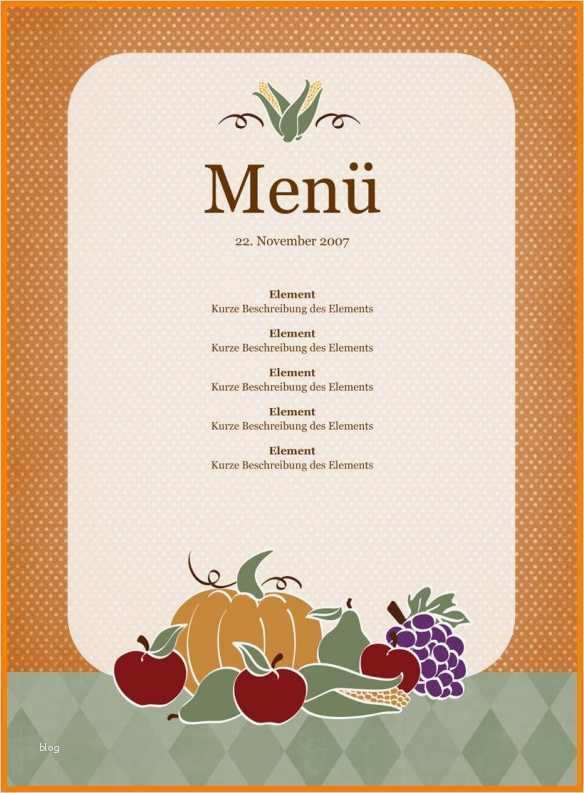 Menükarte Vorlage Word Elegant 8 Menükarte Vorlage
