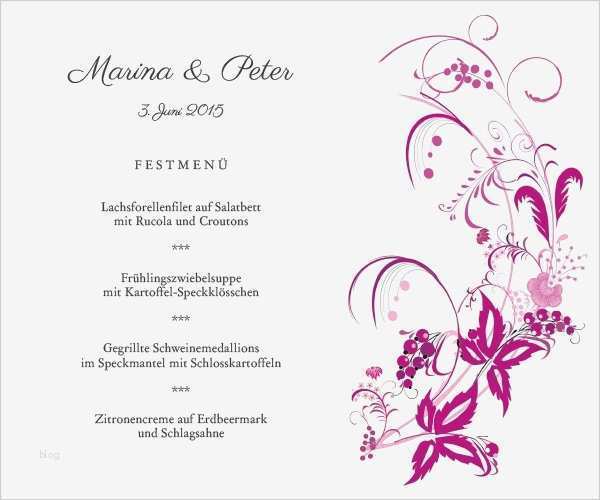 Menükarte Vorlage Word Fabelhaft Windlicht Als Menükarte Zur Hochzeit Gestalten Blütengrafik