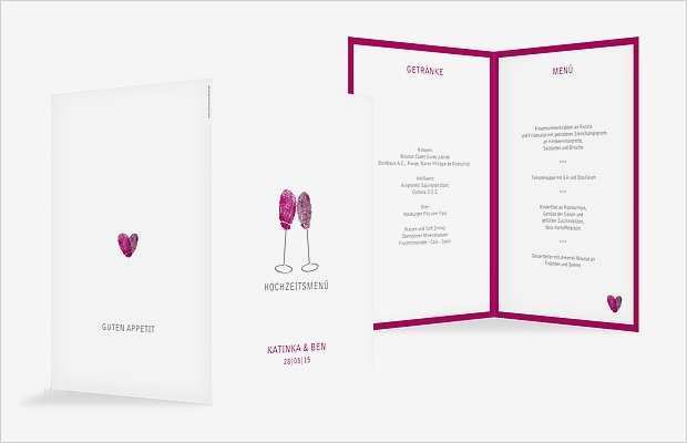 Menükarten Hochzeit Vorlagen Kostenlos Beste Menükarten Zur Hochzeit Professionell Und Individuell