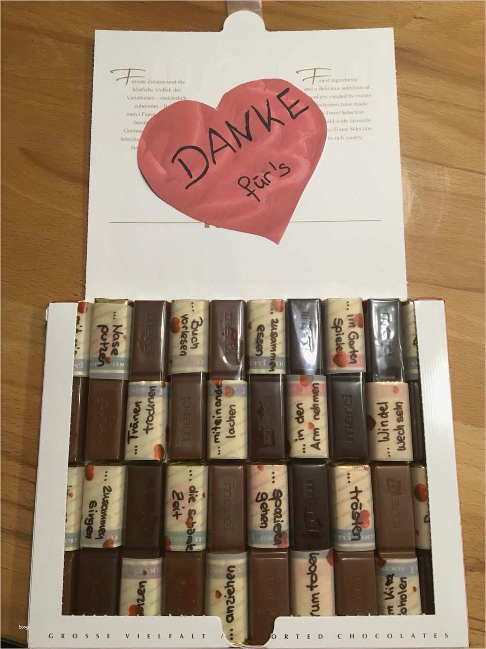 Merci Schokolade Beschriften Vorlage Erstaunlich Geschenk Für Oma & Opa …