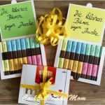 Merci Schokolade Beschriften Vorlage Luxus Diy Jahresabschluß Geschenk Für Den Kindergarten