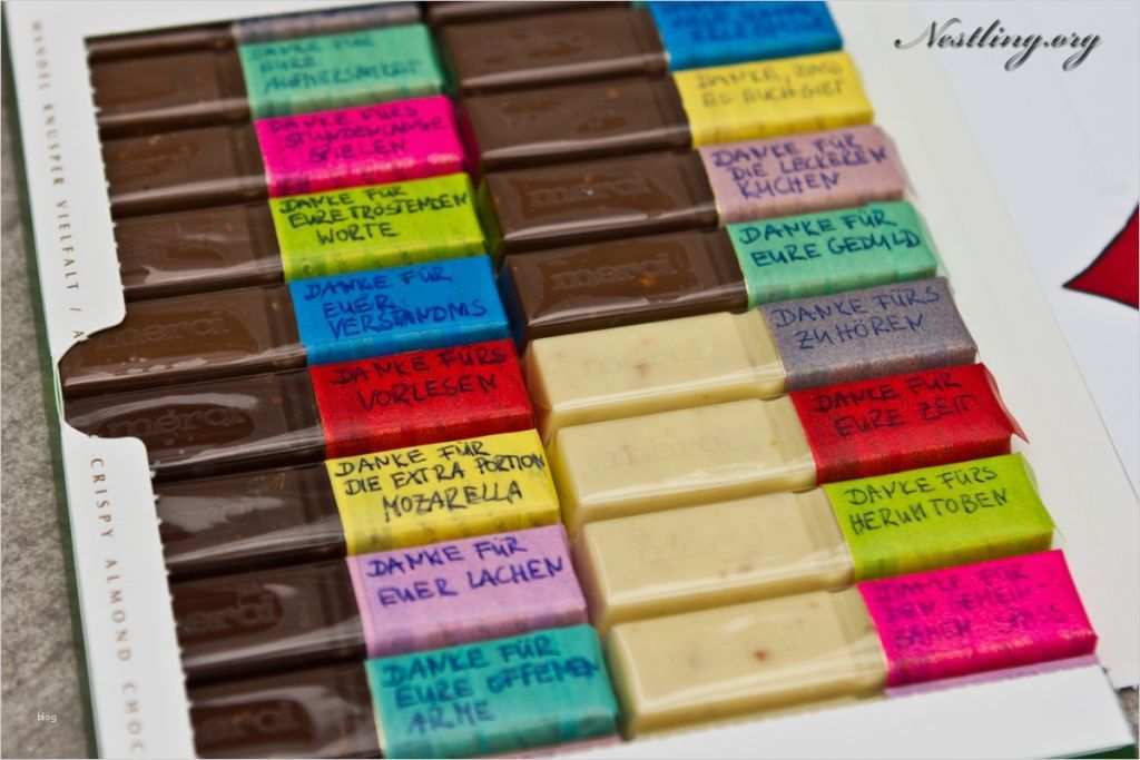 Merci Schokolade Beschriften Vorlage Schön Geschenkidee Danke Dass Es